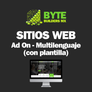 Ad On - Multilenguaje con plantilla