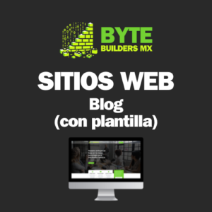 Sitio Web - Blog con plantilla