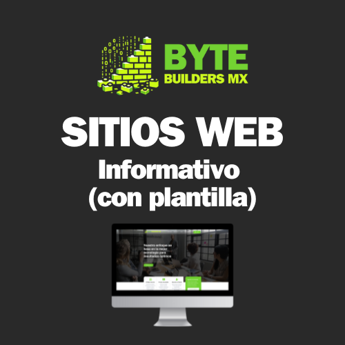 Sitio Web - Informativo con plantilla